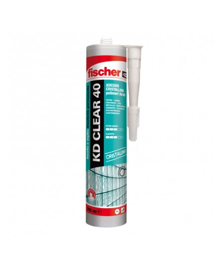 SIGILLANTE ADESIVO CRISTALLINO KD CLEAR 40 "FISCHER"