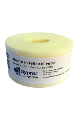 NASTRO IN FIBRA PER CARTONGESSO GLASROC MM.150 MT.50 "GYPROC"