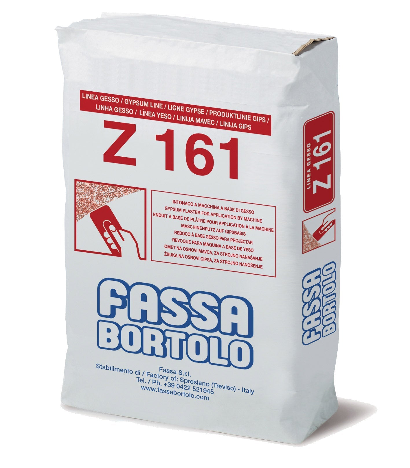 INTONACO DI FONDO BASE GESSO Z 161 KG.25 "FASSA"