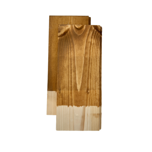 PERLINATO ABETE AUSTRIA CM.2x15X400 A/B NOCE CHIARO "AQUA LIGNEX"