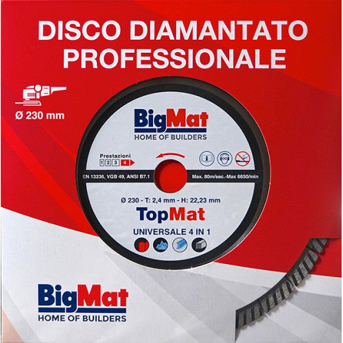 DISCO DIAMANTATO UNIVERSALE BIGMAT