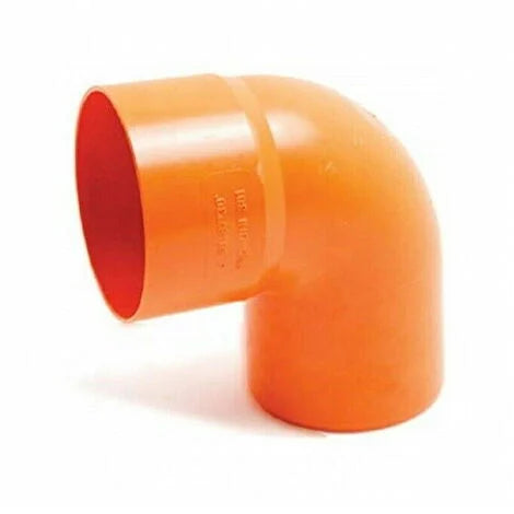 CURVA PVC ROSSO 87°