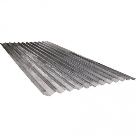 LASTRA LAMIERA ZINCATA ONDULATA MM.0,25 MT.2X0,90