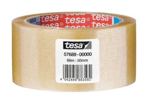 NASTRO DA IMBALLO TRASPARENTE BASIC MM.50 MT.66 "TESA"