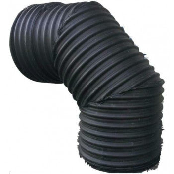 CURVA PER TUBO CORRUGATO NERO 90°