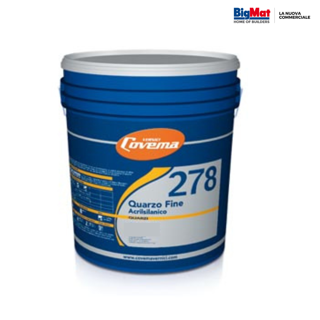 PITTURA AL QUARZO ACRILSILANICO 278 COLORATO KG.8