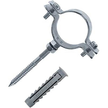 COLLARE TONDO PESANTE MM.140 ZINCATO