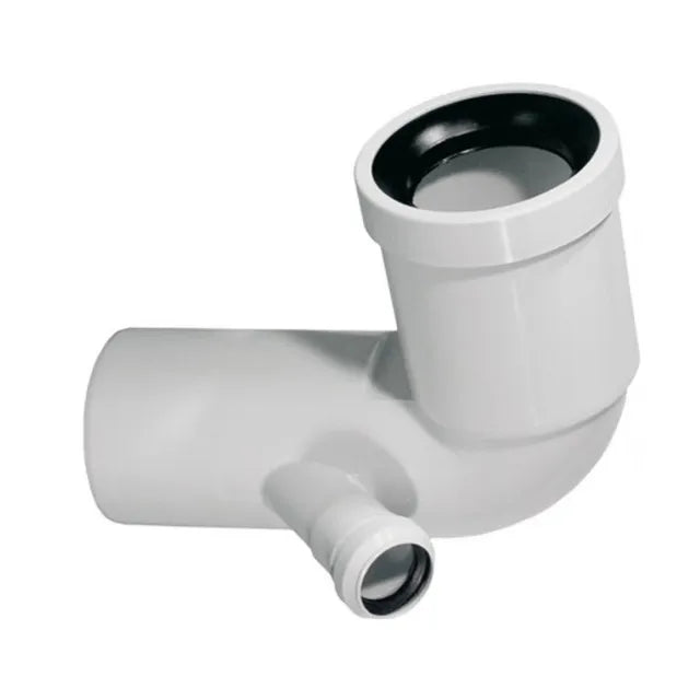 CURVA PP WC BIANCA PROLUNGATA ATTACCO BICCHIERE SX MM.110X50