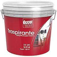 IDROPITTURA DECORCASA TRASPIRANTE BIANCO LT.5