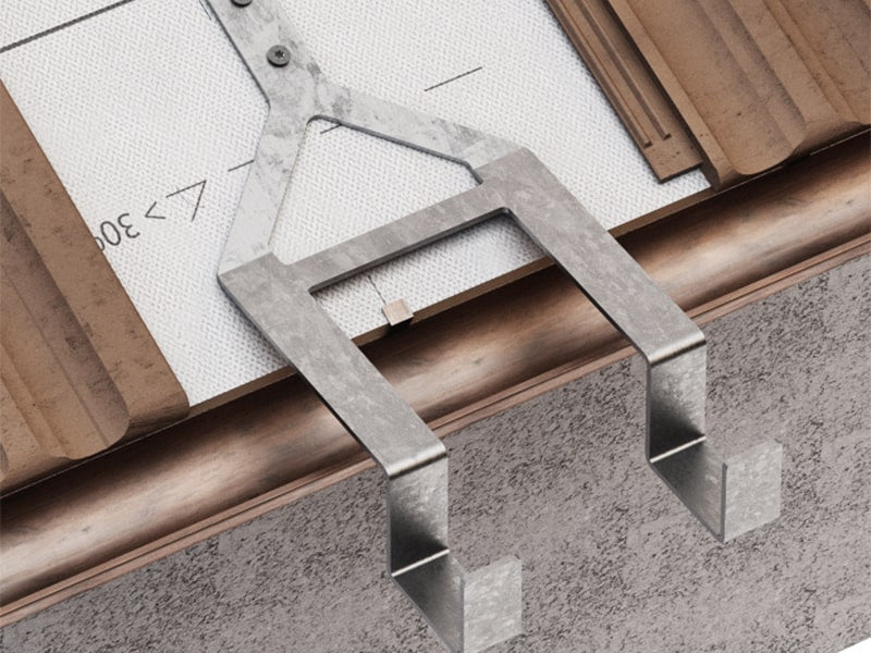 GANCIO SCALA MOBILE PER TETTI INCLINATI PER LINEA VITA "ROTHOBLAAS"