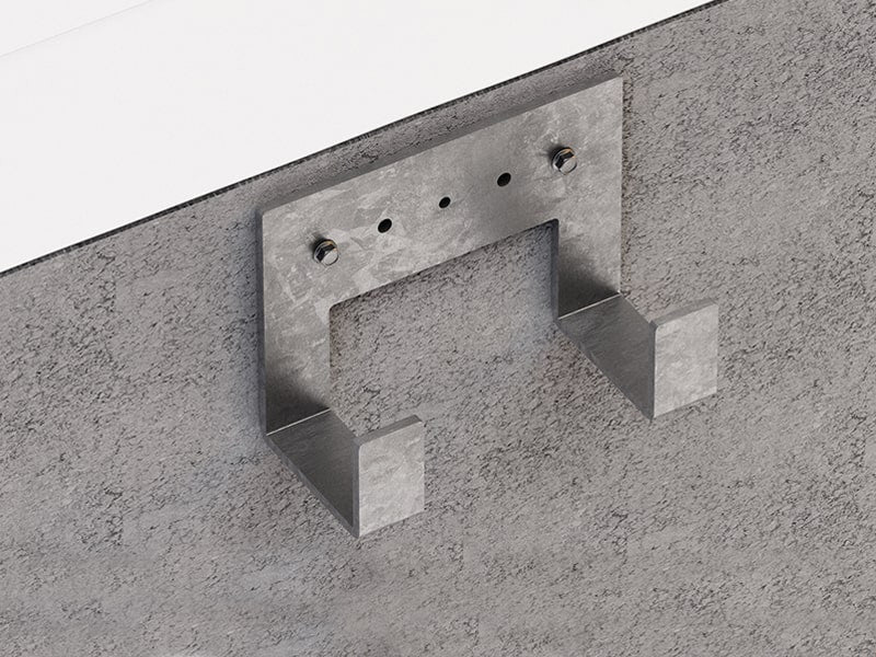 GANCIO SCALA PER PARETE PER LINEA VITA "ROTHOBLAAS"