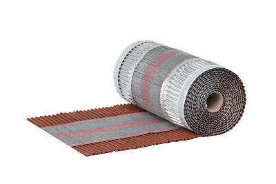 SOTTOCOLMO VENTILATO CON RETE IN PP AERIUS H.CM.39X500 ROSSO MATTONE