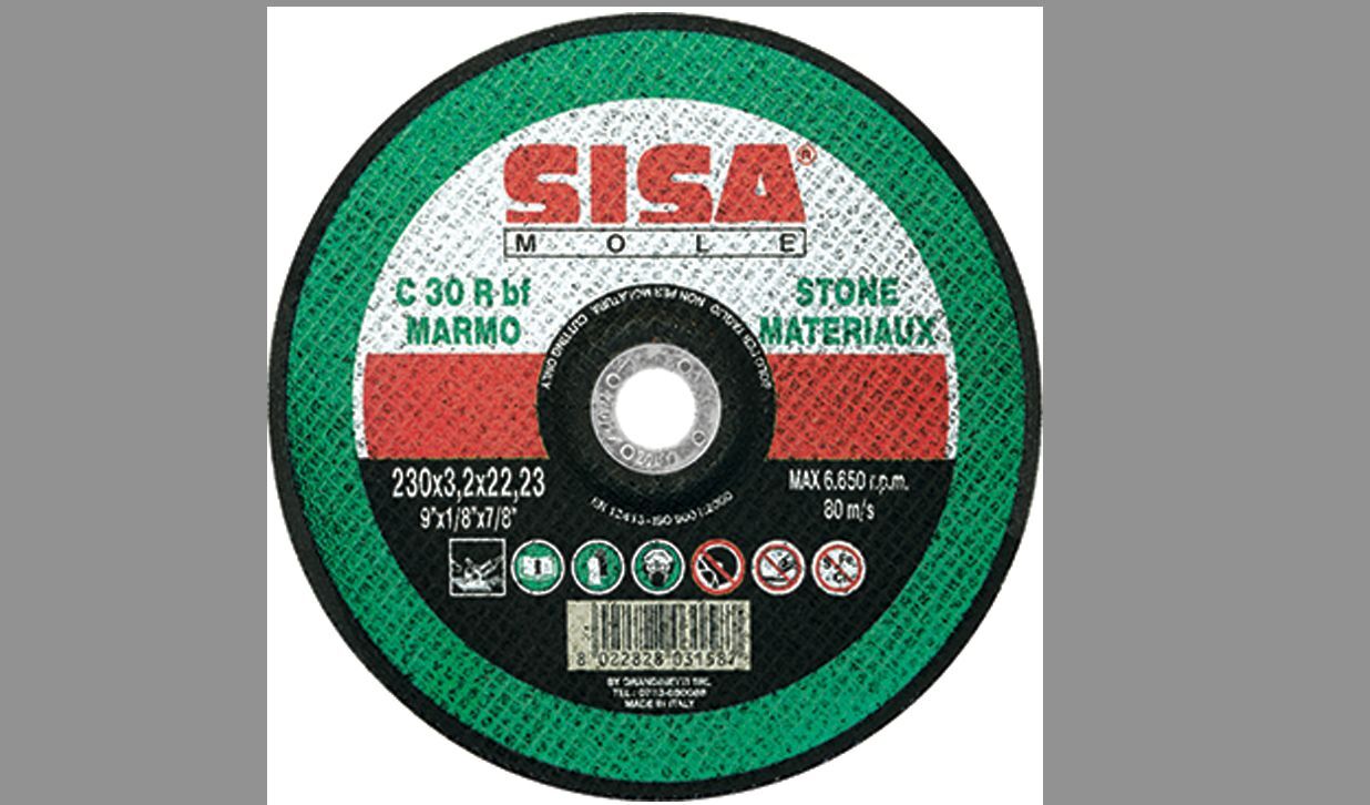 DISCO MARMO MM.230X3,2X22,2 "SISA"