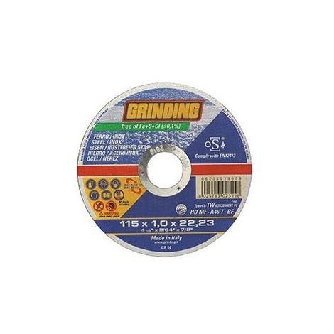 DISCO FERRO MM.115X1X22,2 "GRINDING"