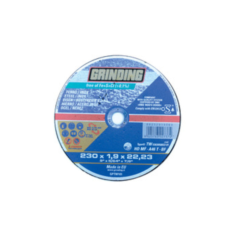 DISCO INOX MM.230X1,9X22 "GRINDING