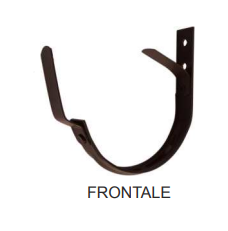 STAFFA PER GRONDA IN LAMIERA TESTA DI MORO FRONTALE MM.130 "ARTEGRONDA"