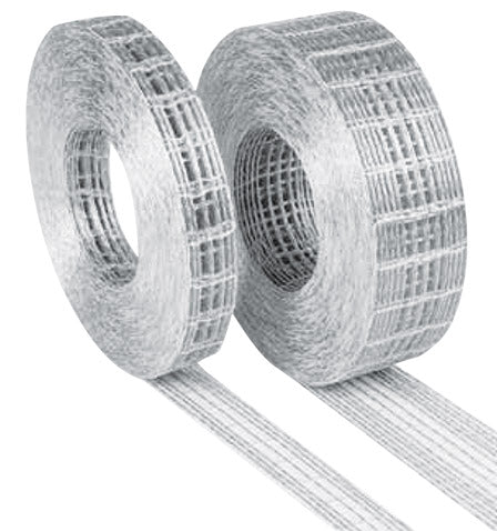 NASTRO DI RETE METALLICA PER ARMATURA GIUNTI PER GASBETON CM.4 MT.30