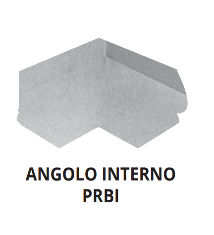 ANGOLO INTERNO ELASTICO PRE-INCOLLATO IN HDPE E PP PRODESO SYSTEM