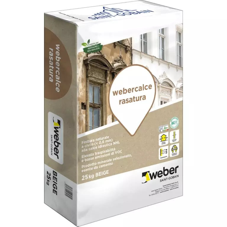 WEBER CALCE RASATURA KG.25