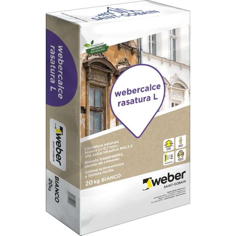 WEBER CALCE RASATURA L KG.20