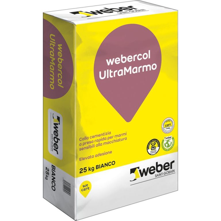 WEBER COL ULTRAMARMO BIANCO KG.25