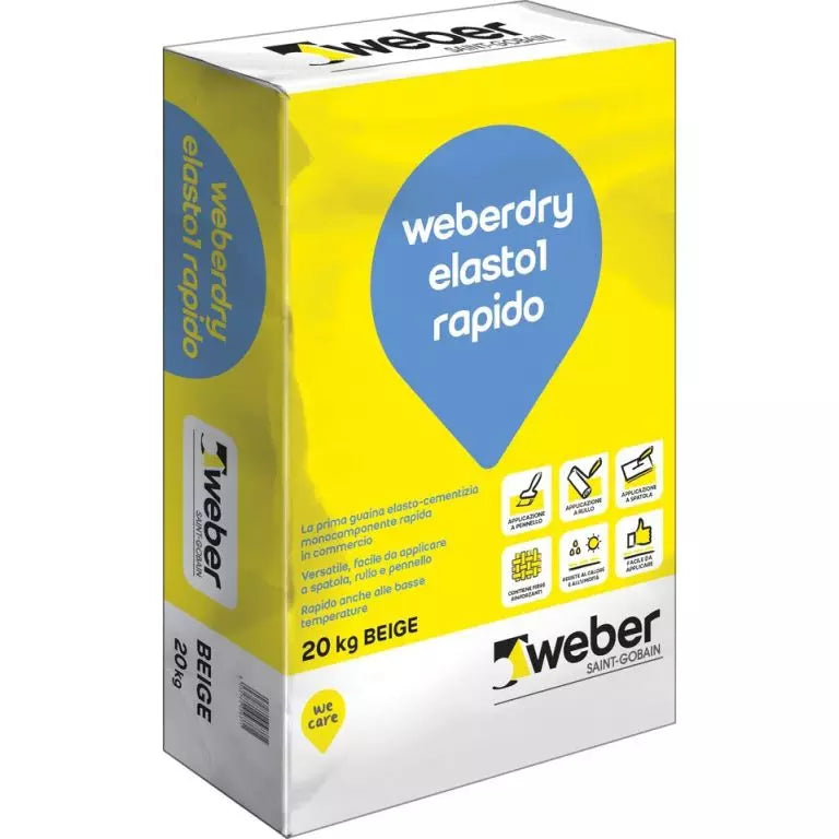 WEBER DRY ELASTO 1 RAPIDO KG.20