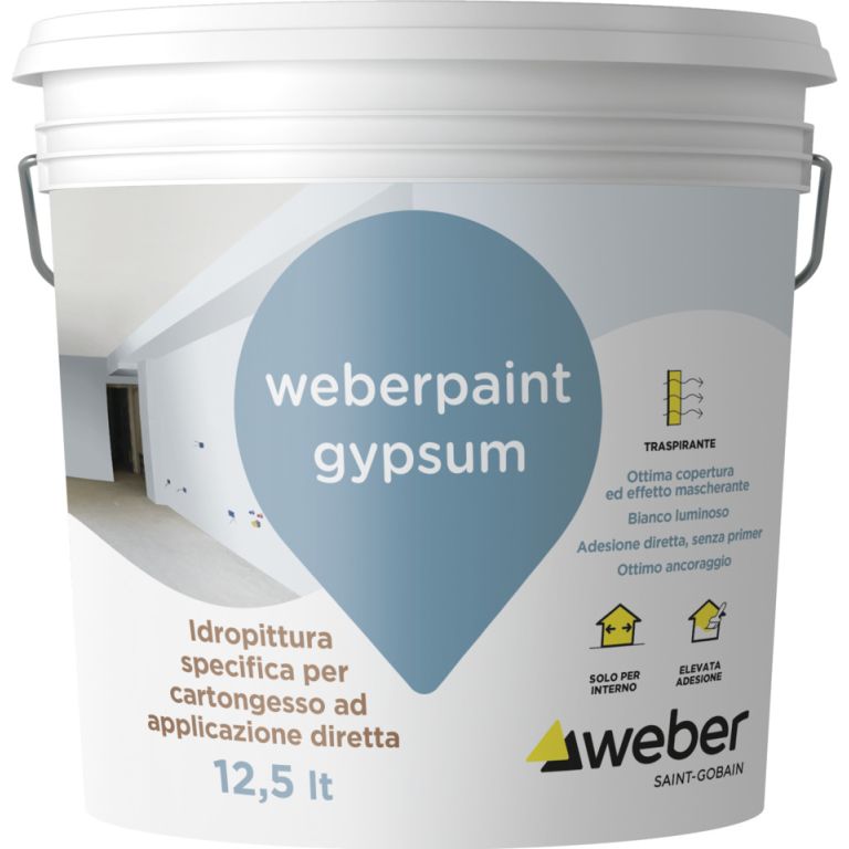 WEBER PAINT GYPSUM BIANCO LT.4
