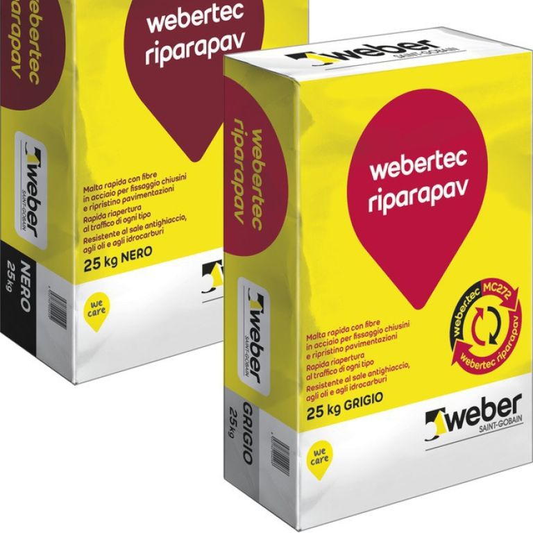 WEBER TEC RIPARAPAV NERO KG.25