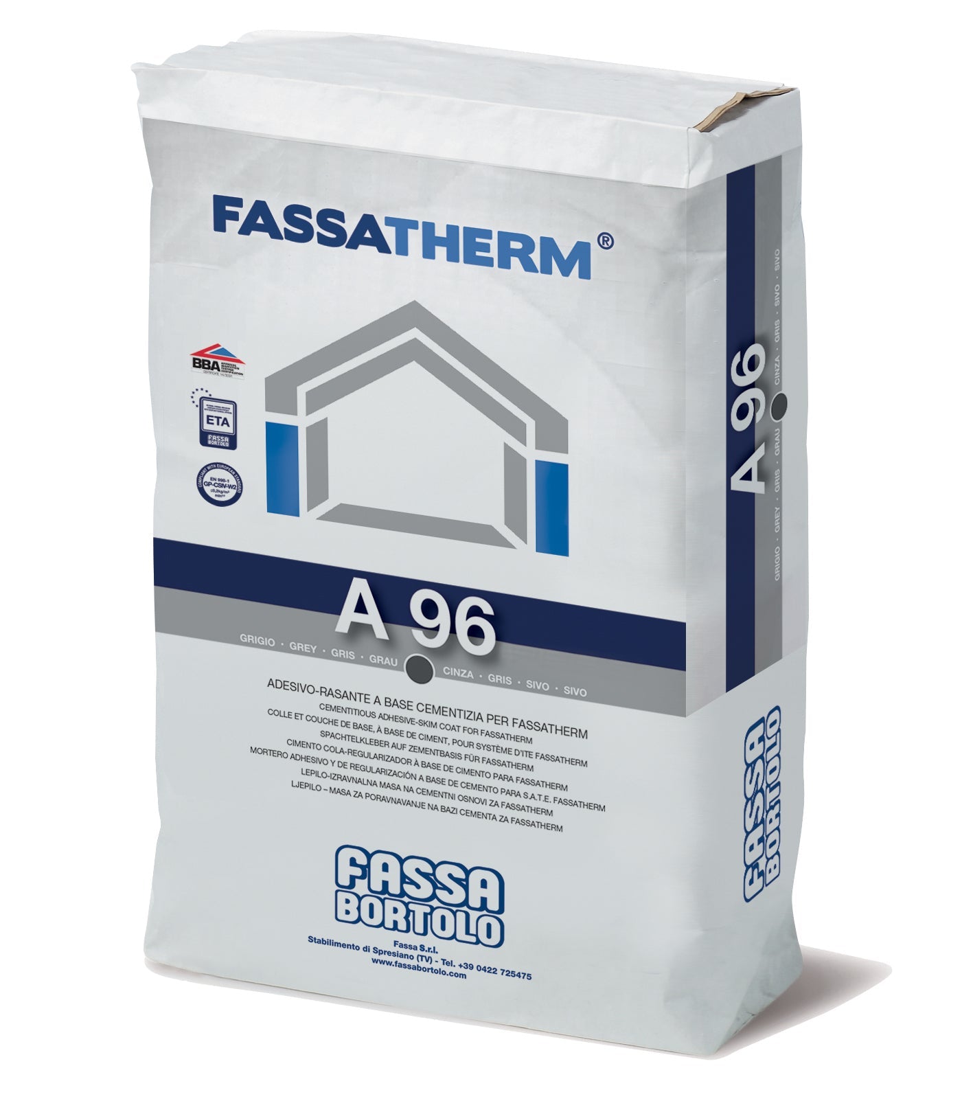 COLLA RASANTE A 96 BIANCO KG.25 "FASSA"