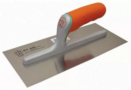 FRATTAZZO ACCIAIO INOX LISCIO USA CM.28X12 848 "PAVAN"