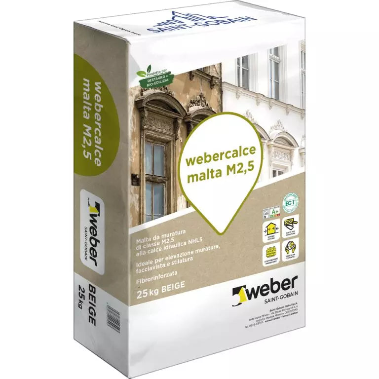 WEBER CALCE MALTA M 2,5 KG.25