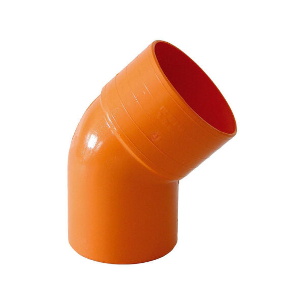 CURVA PVC ROSSO 45°