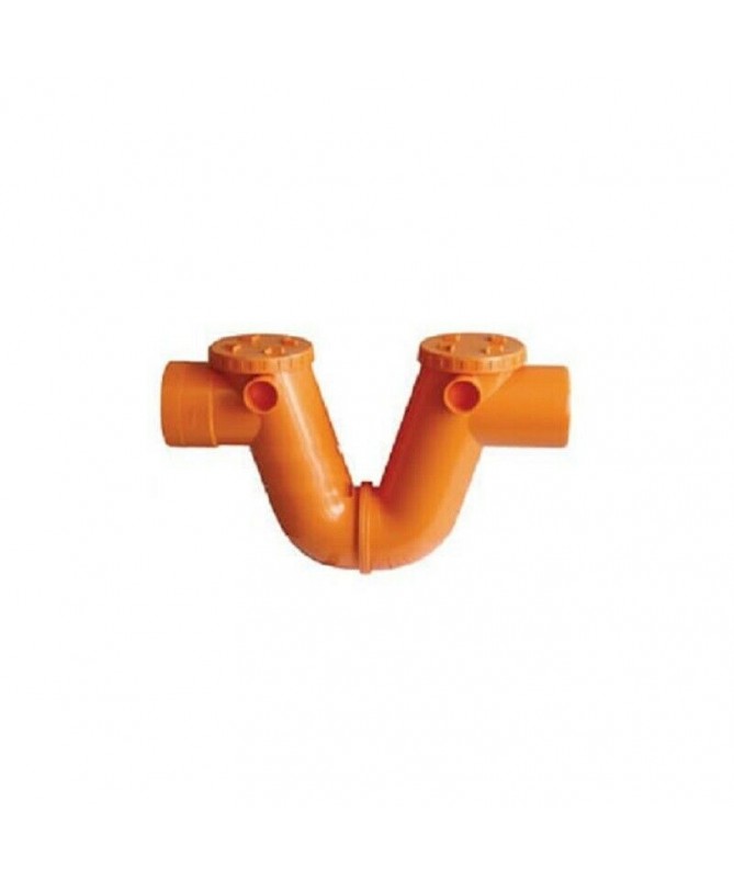 SIFONE PVC  ROSSO TIPO A-N MM.160