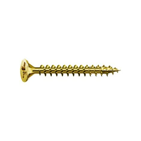 VITE TRUCIOLARE GIALLA 6X160 FILETTO TOTALE PZ.100