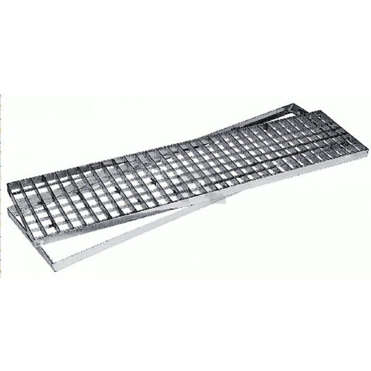 GRIGLIA ZINCATA PESANTE CON TELAIO CM.20X100X4
