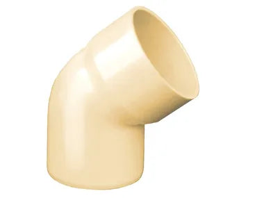 CURVA PVC SABBIA 45° MM.80