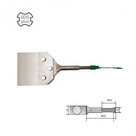 SPATOLA SDS PLUS MM.100 "HIKOKI"