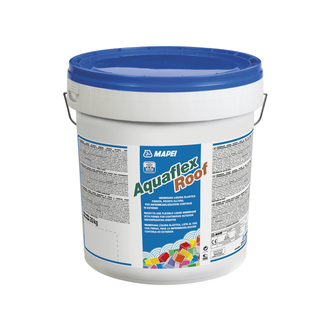 GUAINA LIQUIDA BIANCA AQUAFLEX ROOF PLUS HR KG.20 "MAPEI"