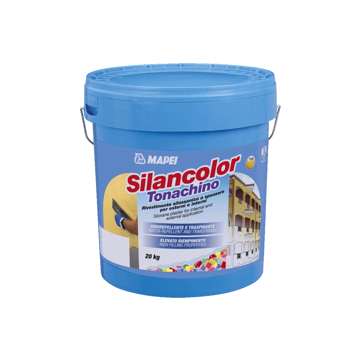 SILANCOLOR TONACHINO SILOSSANICO MM.0,7 BIANCO KG.20