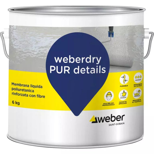 WEBER DRY PUR DETAILS GRIGIO KG.6